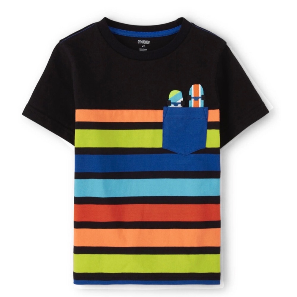 🆕 Gymboree • Stunt Master • Striped • Shirt